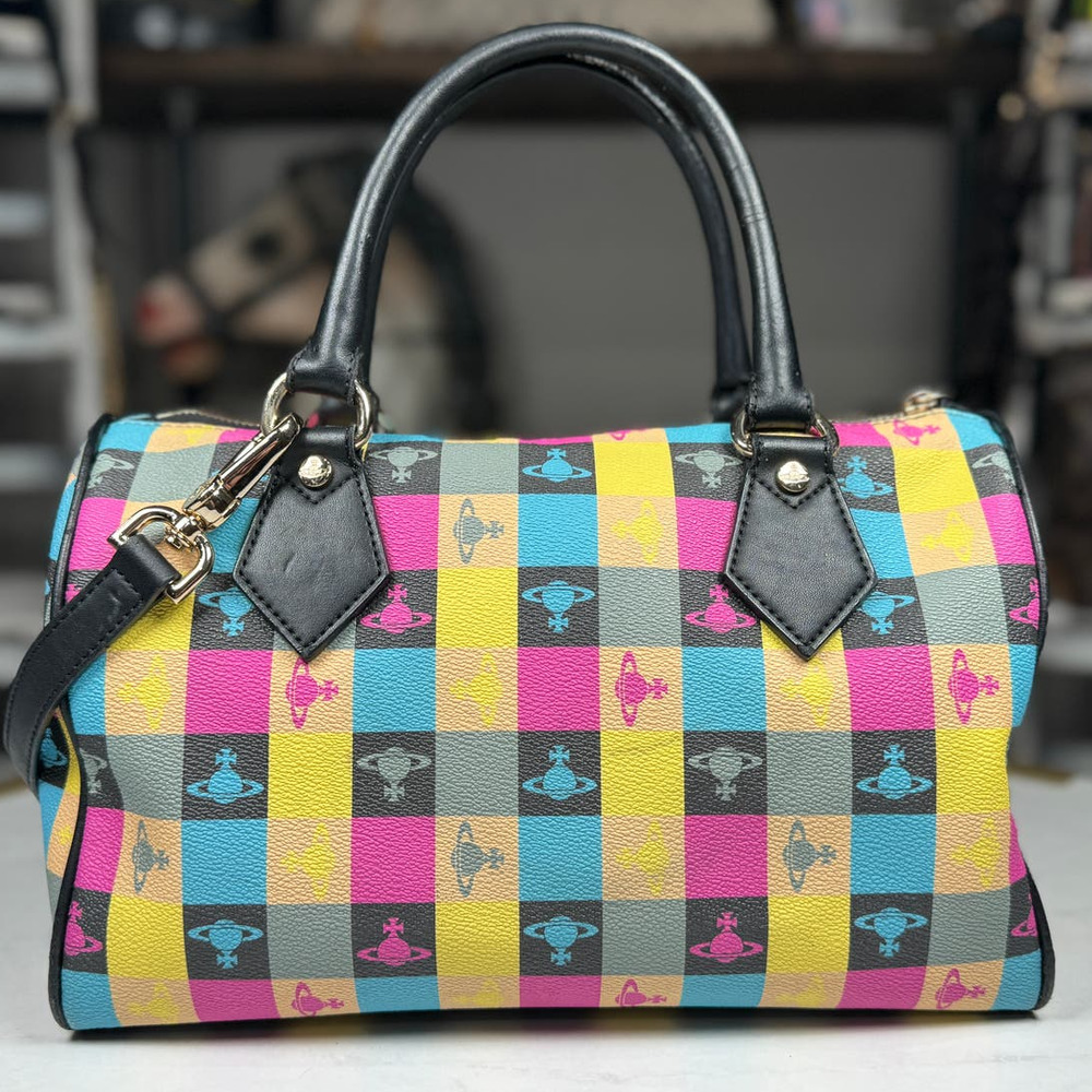Vivienne Westwood Orb Boston Speedy Bag with Strap - Picture 2 of 9